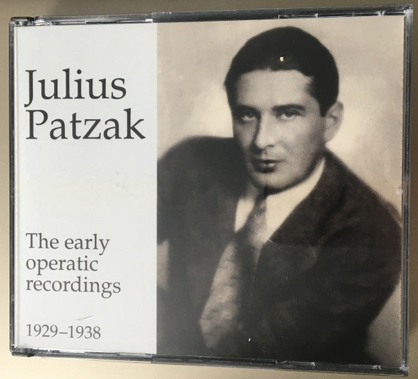 Julius Patzak : The Early Operatic Recordings 1929 - 1938 (2xCD, Comp, Mono)