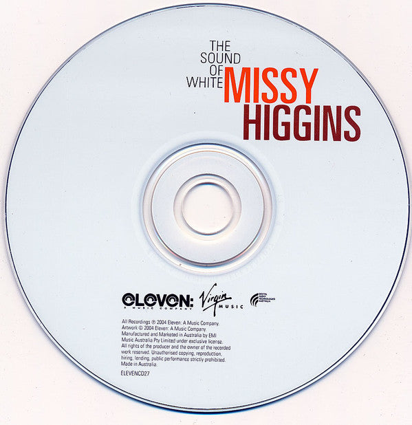 Missy Higgins : The Sound Of White (CD, Album)