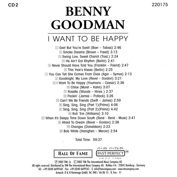 Benny Goodman : Hall Of Fame (5xCD, Comp + Box)
