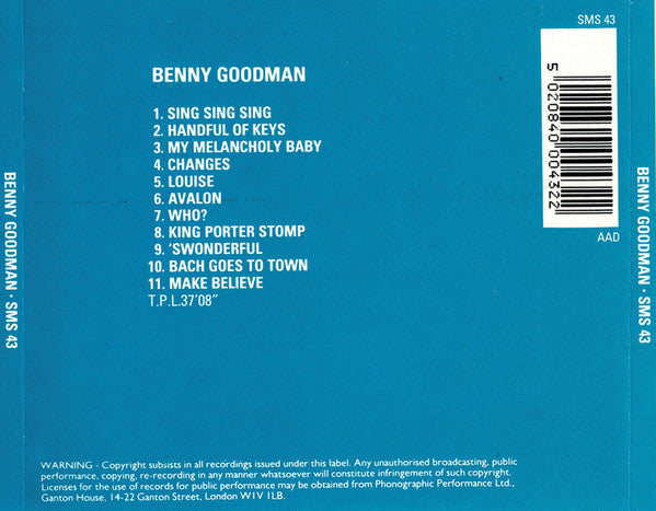 Benny Goodman : Benny Goodman (CD, Comp)
