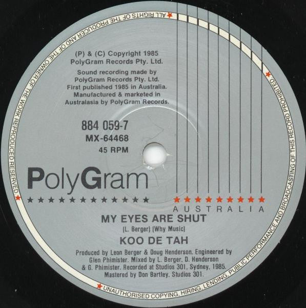 Koo Dé Tah : Body Talk (7", Single)