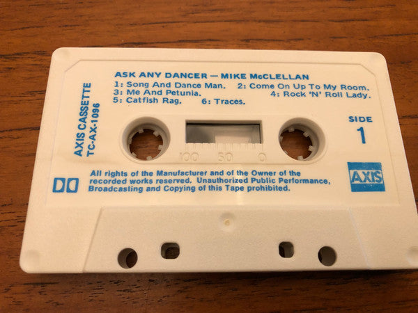 Mike McClellan : Ask Any Dancer (Cass, Album, RE)
