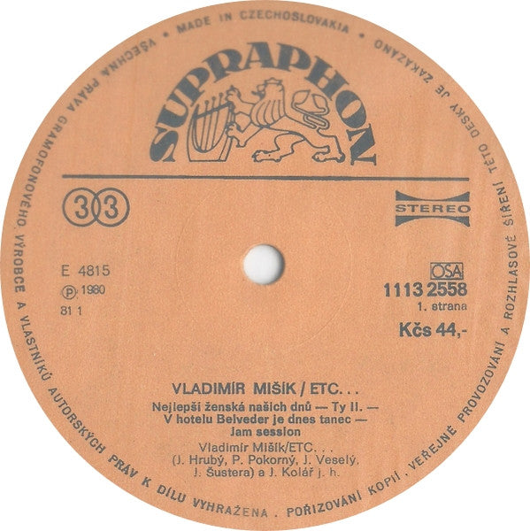 Vladimír Mišík, Etc… : Etc…2 (LP, Album, RP)