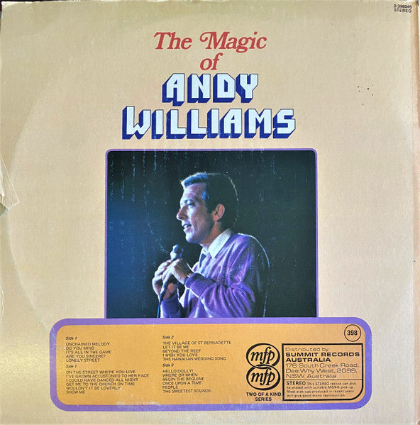 Andy Williams : The Magic of Andy Williams (2xLP, Comp)
