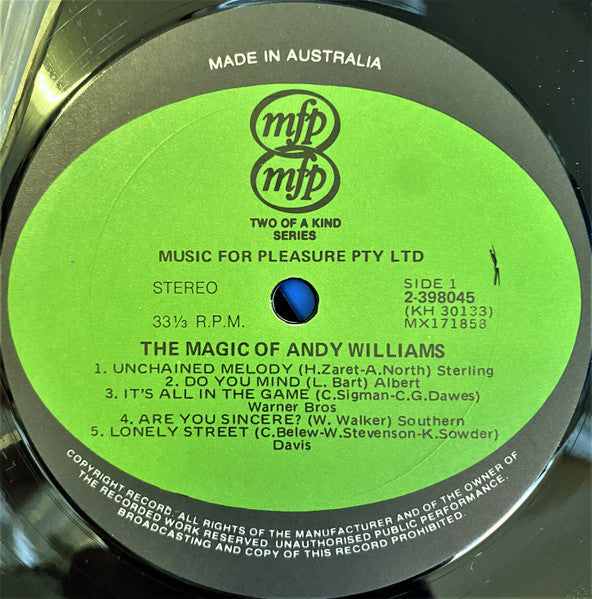 Andy Williams : The Magic of Andy Williams (2xLP, Comp)