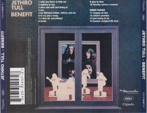 Jethro Tull : Benefit (CD, Album, RE, RM, RP)