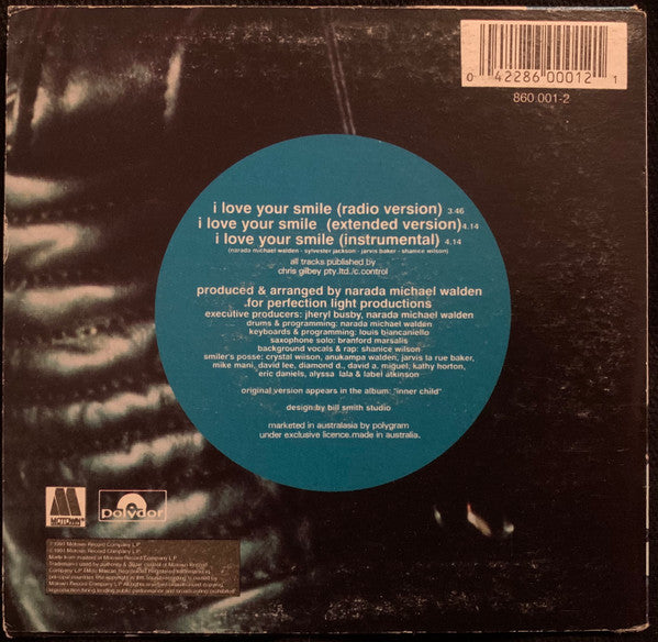 Shanice : I Love Your Smile (CD, Single, Car)