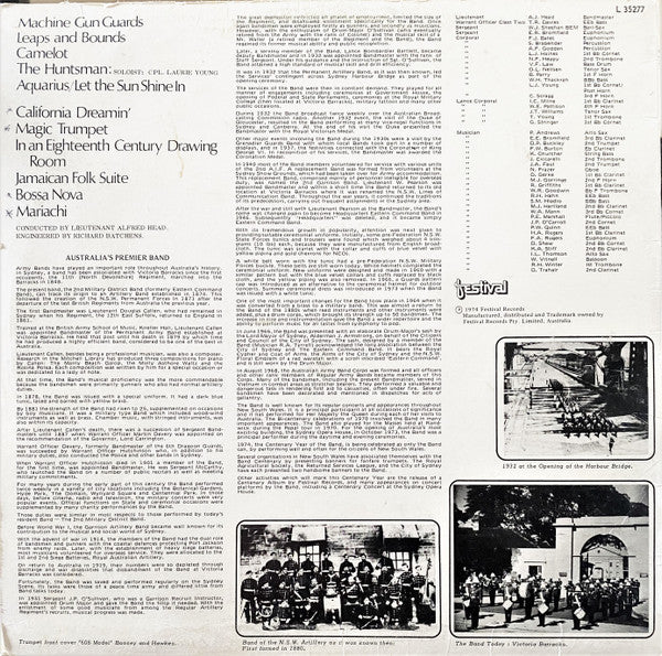 The Band Of The Second Military District : The Centenary Album (LP, Album)