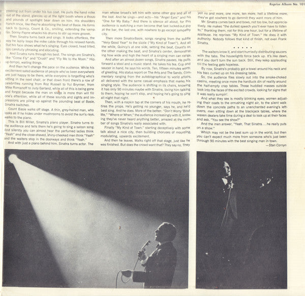 Frank Sinatra : Sinatra At The Sands (2xLP, Album)