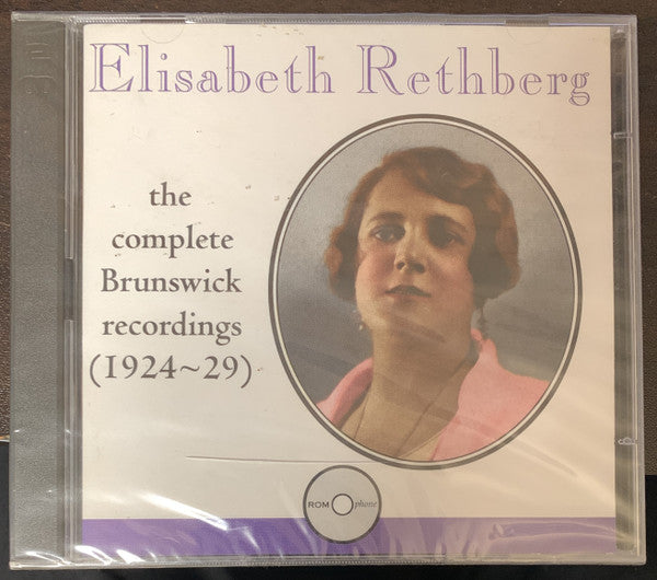 Elisabeth Rethberg : The Complete Brunswick Recordings (1924-29( (2xCD, Comp)