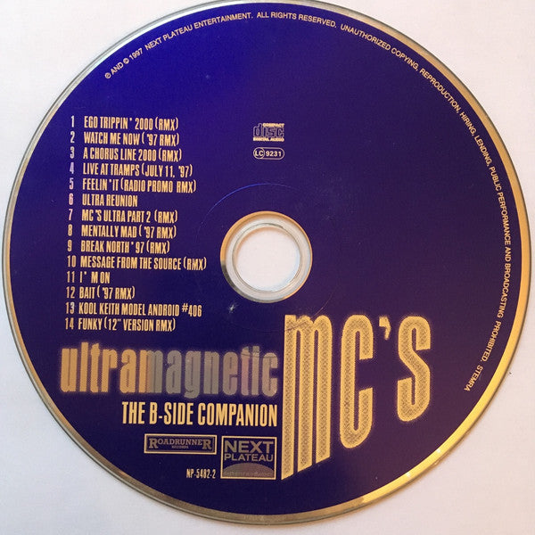 Ultramagnetic MC's : The B-Sides Companion (CD, Comp)