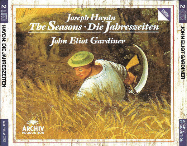 Joseph Haydn - John Eliot Gardiner : Die Jahreszeiten · The Seasons · Les Saisons · Le stagioni  (2xCD, Album, RP, PMD)
