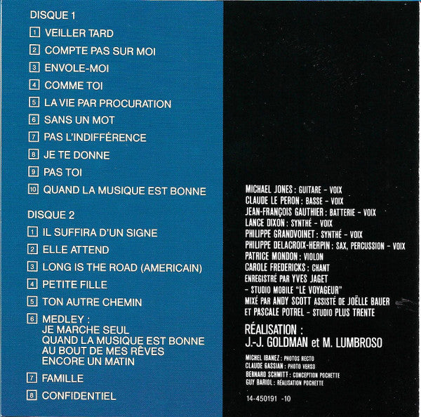 Jean-Jacques Goldman : En Public (2xCD, Album, RE)
