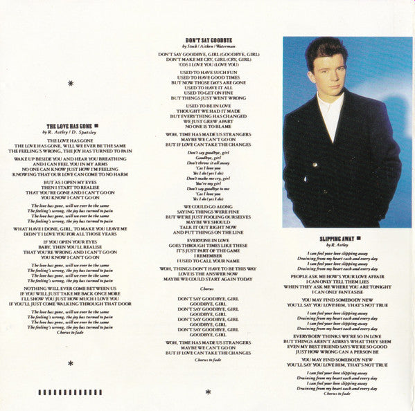 Rick Astley : Whenever You Need Somebody (CD, Album)