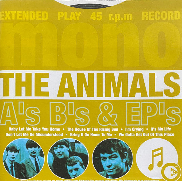 The Animals : A's B's & EP's (CD, Comp, Copy Prot., EMI)