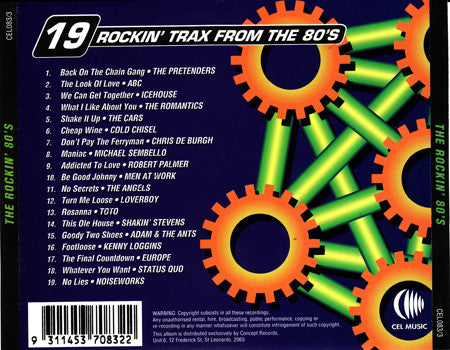 Various : The Rockin' 80's (CD, Comp)