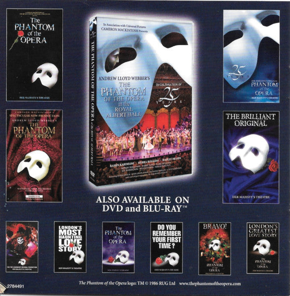 25th Anniversary Cast : The Phantom Of The Opera At The Royal Albert Hall (In Celebration Of 25 Years) (2xCD, Album, Liv)