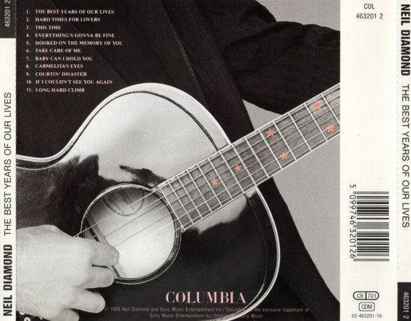 Neil Diamond : The Best Years Of Our Lives (CD, Album, RE)