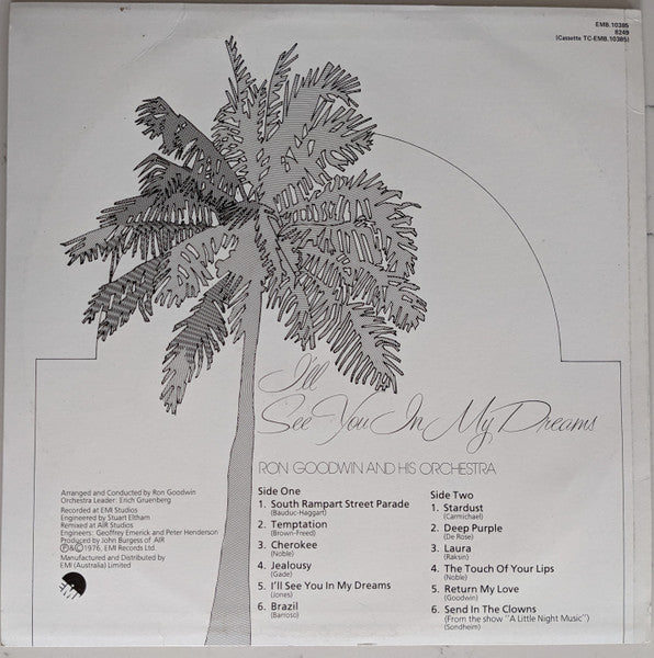 Ron Goodwin And His Orchestra : I'll See You In My Dreams (LP)