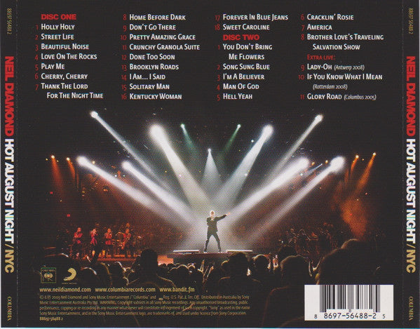 Neil Diamond : Hot August Night / NYC (Live From Madison Square Garden) (2xCD)