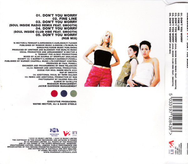 Madasun : Don't You Worry (CD, Single)