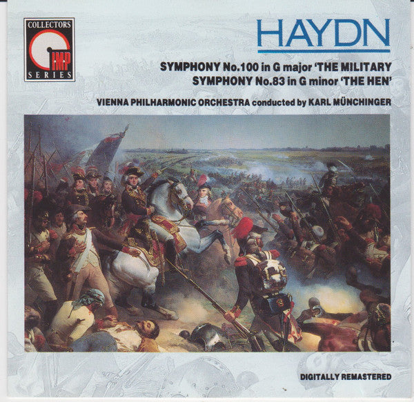 Joseph Haydn, Wiener Philharmoniker Conducted By Karl Münchinger : Symphony No.100 In G Major 'The Military' / Symphony No.83 In G Minor 'The Hen' (CD, Album, RE, RM)