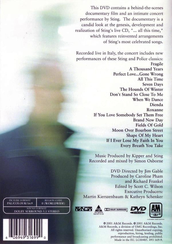 Sting : ...All This Time (DVD-V, Copy Prot., Multichannel, PAL, Dol)