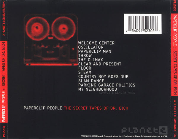 Paperclip People : The Secret Tapes Of Dr. Eich (CD, Album, P/Mixed)