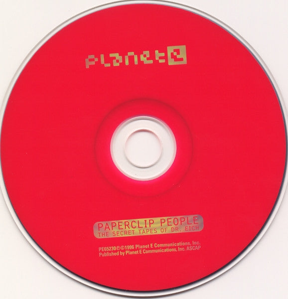Paperclip People : The Secret Tapes Of Dr. Eich (CD, Album, P/Mixed)