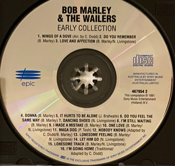 Bob Marley & The Wailers : Early Collection (CD, Comp, RE)