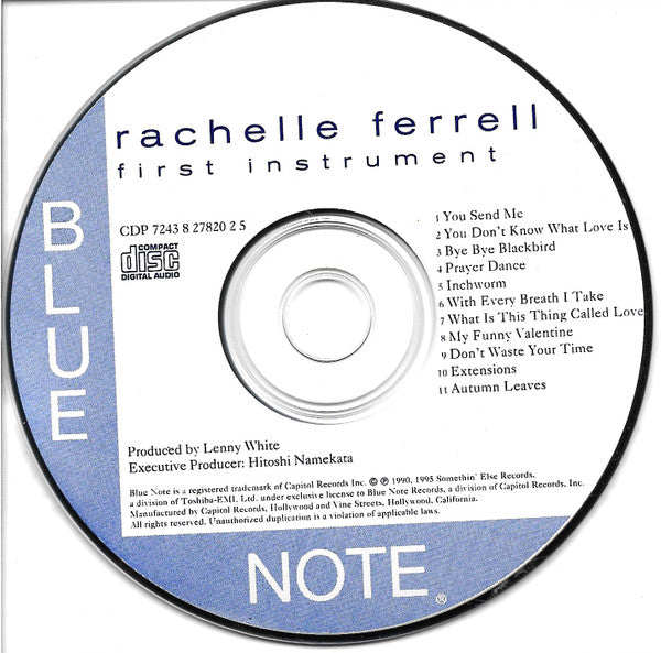 Rachelle Ferrell : First Instrument (CD, Album)