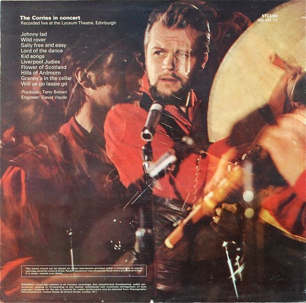 The Corries : The Corries In Concert (LP, Album, Bla)