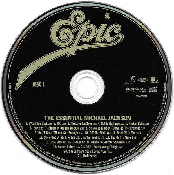 Michael Jackson : The Essential Michael Jackson (2xCD, Comp)