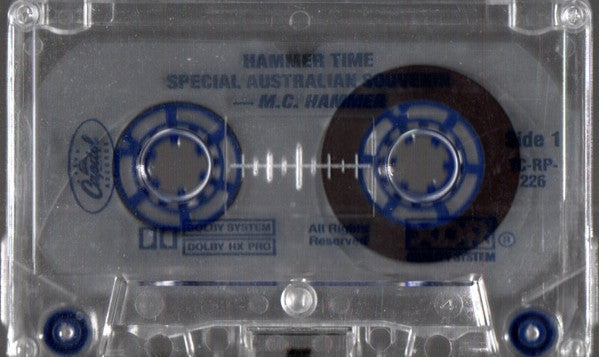 MC Hammer : Hammer Time - Special Australian Souvenir (Cass, Promo)