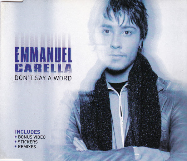 Emmanuel Carella : Don't Say A Word (CD, Single, Enh)