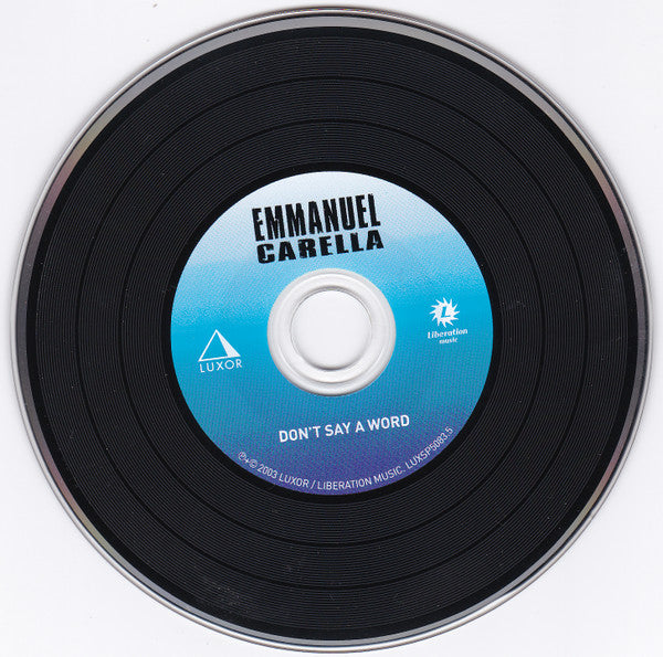 Emmanuel Carella : Don't Say A Word (CD, Single, Enh)