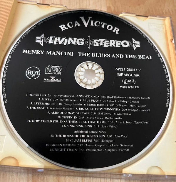 Henry Mancini : The Blues And The Beat (CD, Album)