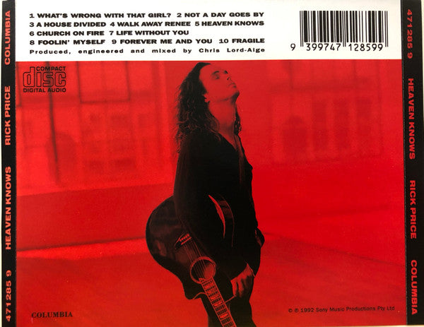 Rick Price : Heaven Knows (2xCD, Album, Ltd)