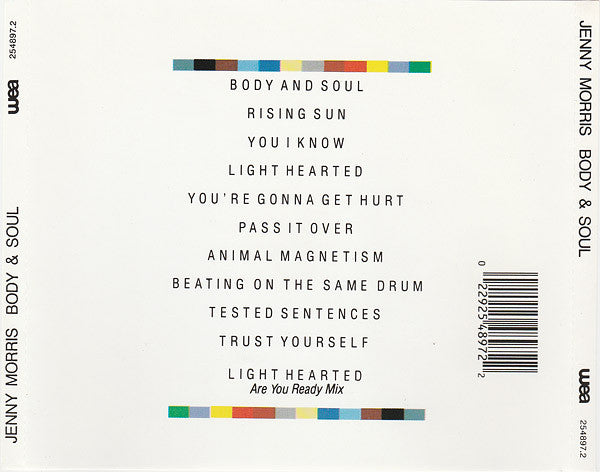 Jenny Morris : Body & Soul (CD, Album, RE)