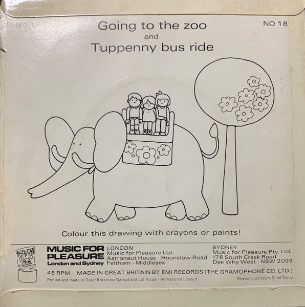 Unknown Artist : Going To The Zoo / Tuppenny Bus Ride (7")