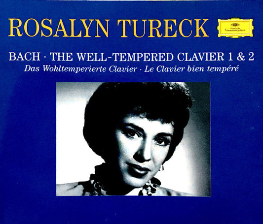 Bach*, Rosalyn Tureck : The Well-Tempered Clavier 1 & 2 = Das Wohltemperierte Clavier = Le Clavier Bien Tempéré (4xCD, Mono, RE, RM)