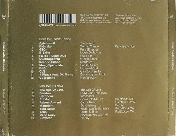 Various : Reactivate Classics (2xCD, Comp)