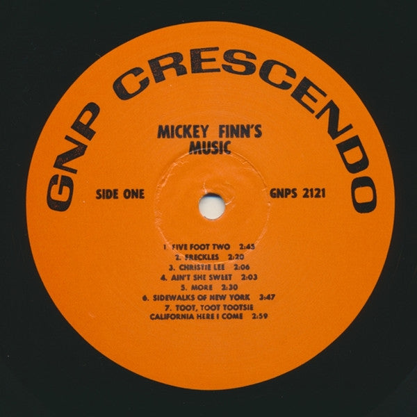 Fred E. Finn : Mickey Finn's Music (LP, Album, Ora)