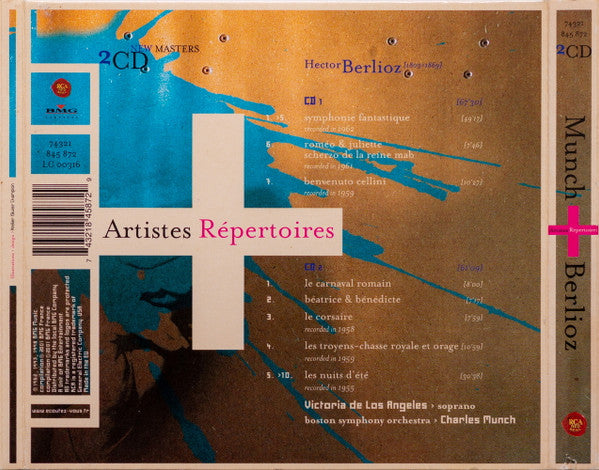 Victoria De Los Angeles, Charles Munch / Hector Berlioz : Symphonie Fantastique, Les Nuits D'Été, Ouvertures (2xCD, Comp, RM, Dig)