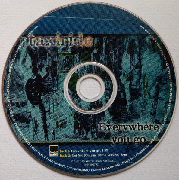 Taxiride : Everywhere You Go (CD, Single)