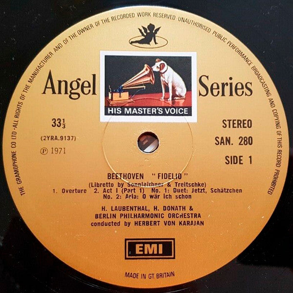 Beethoven*, Herbert Von Karajan : Fidelio (3xLP + Box)