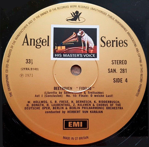 Beethoven*, Herbert Von Karajan : Fidelio (3xLP + Box)