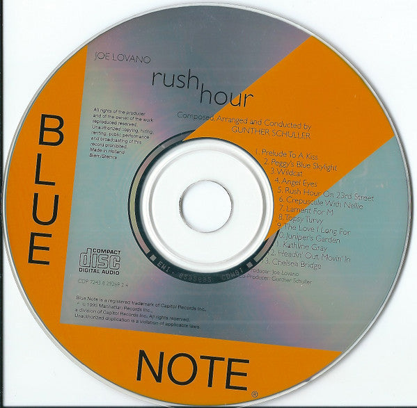 Joe Lovano : Rush Hour (CD, Album)
