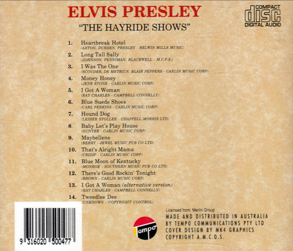 Elvis Presley : The Hayride Shows (CD, Album)