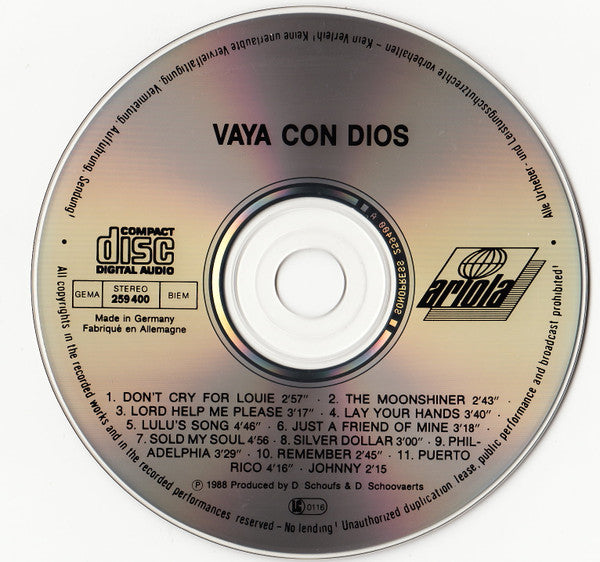 Vaya Con Dios : Vaya Con Dios (CD, Album)